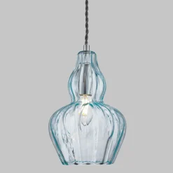 Eustoma pendellampe lyseblå