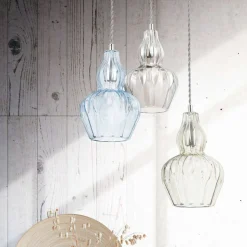 Eustoma pendellampe lyseblå