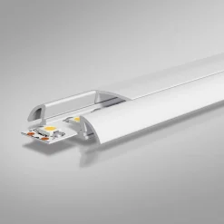 EVN APFLAT2 alum.-profil, 200cm U-profil, avrundet