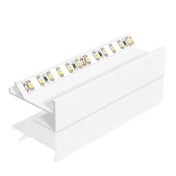 EVN APTBH alu.-profil rettet mot taket, 100cm hvit