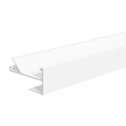 EVN APTBH alu.-profil rettet mot taket, 100cm hvit