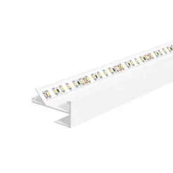 EVN APTBH alu.-profil rettet mot taket, 100cm hvit