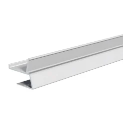 EVN APTBU alu.-profil rettet mot veggen, 100cm alu