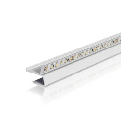 EVN APTBU alu.-profil rettet mot veggen, 100cm alu