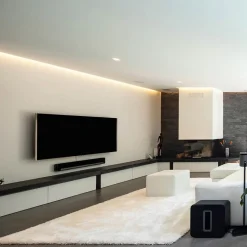 EVN APTBU alu.-profil rettet mot veggen, 100cm alu