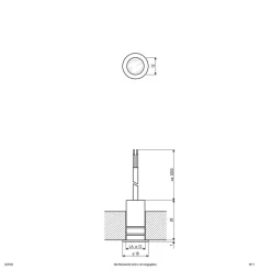 EVN LD3102 lampe12V IP68 Ø1cm, 8cm 0,2W 830