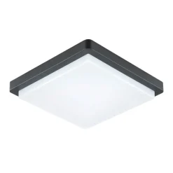 EVN LED utendørs taklampe Tectum, 23x23 cm, antrasitt, 150°, 150