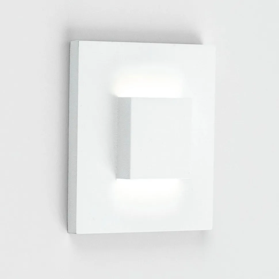 EVN LQ230 LED innfelt vegglampe up/down, hvit