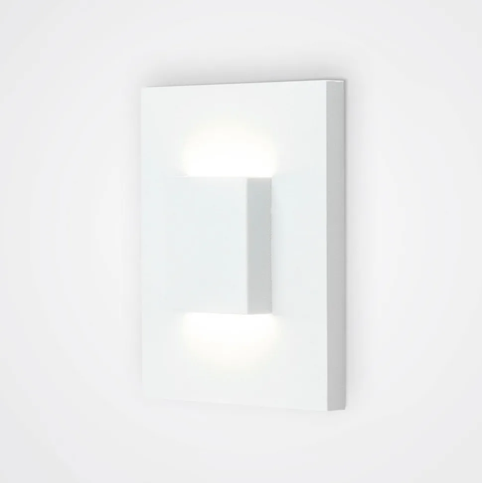 EVN LQ230 LED innfelt vegglampe up/down, hvit