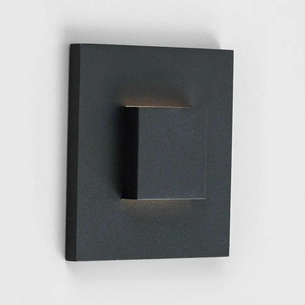 EVN LQ230 LED innfelt vegglampe up/down antrasitt