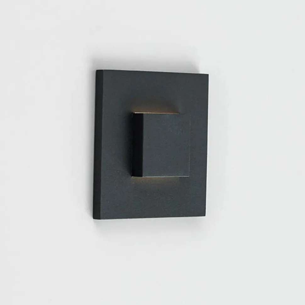 EVN LQ230 LED innfelt vegglampe up/down antrasitt