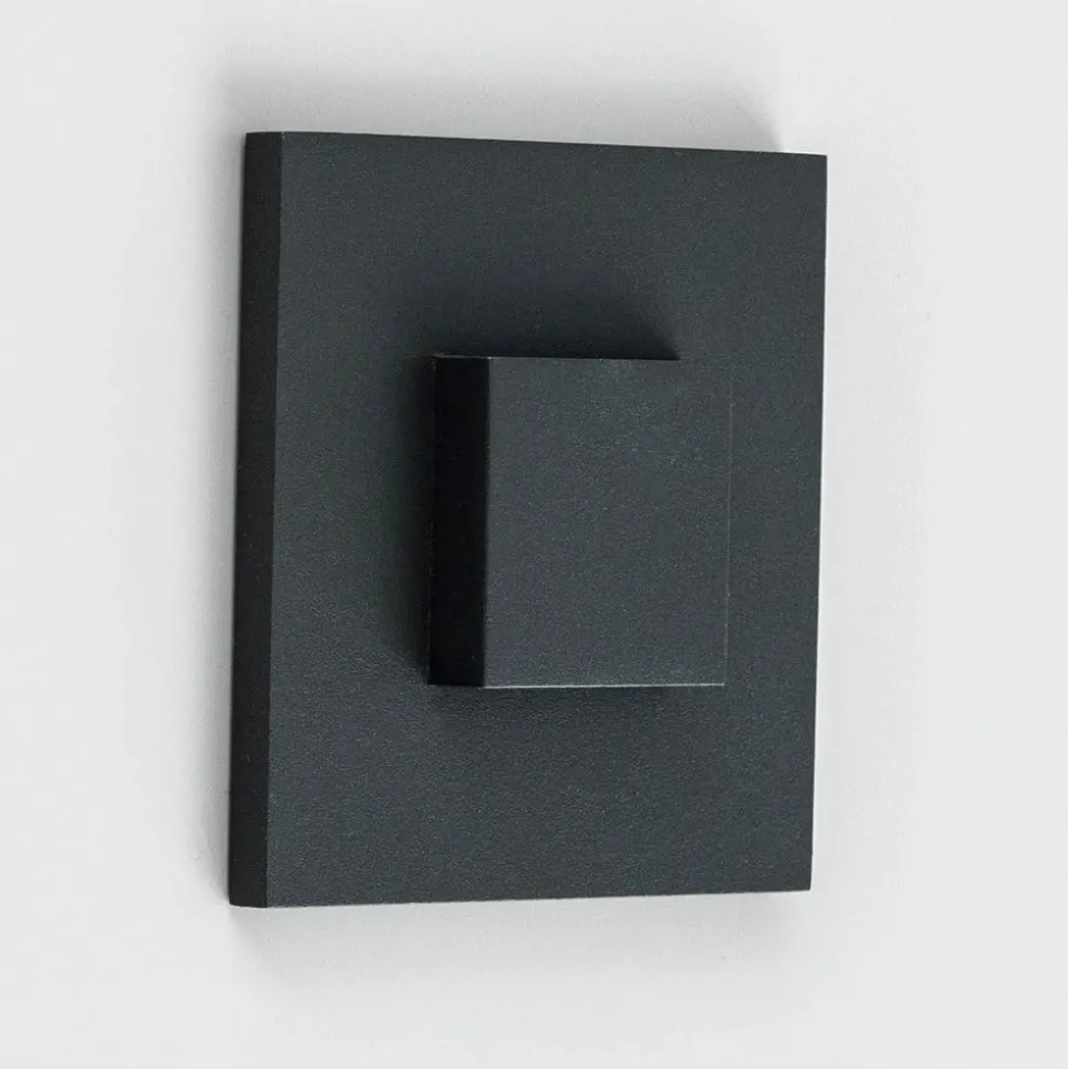 EVN LQ230 LED innfelt vegglampe up/down antrasitt