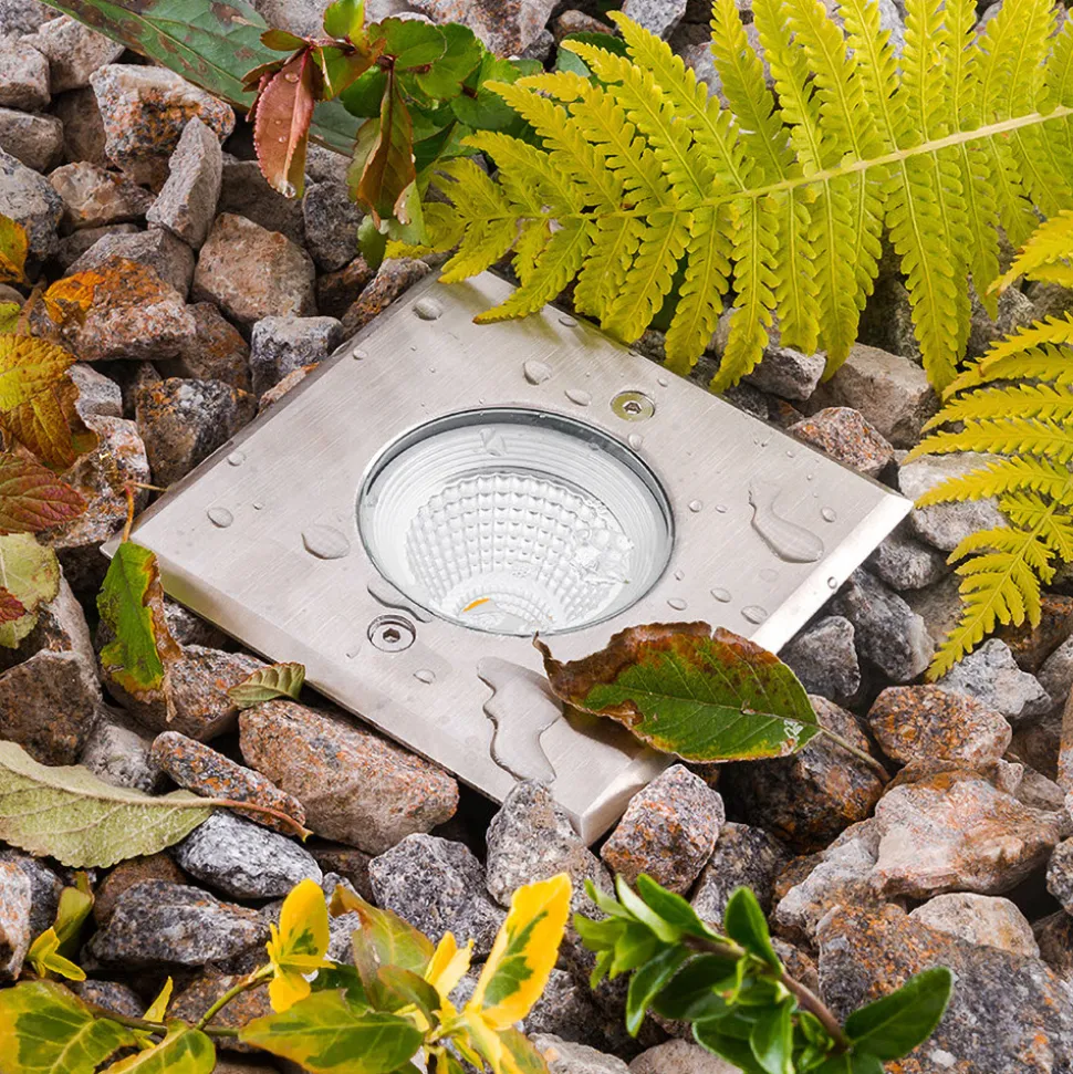 EVN Meerkat LED-gulvlampe for innfelt montering, vinklet, 6 W