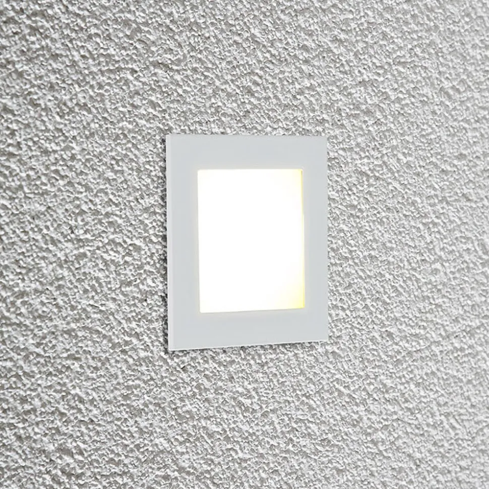 EVN P2180 LED innfelt vegglampe, 3 000 K, hvit