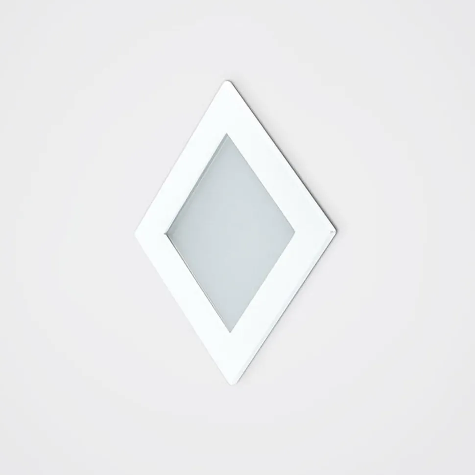 EVN P2180 LED innfelt vegglampe, 3 000 K, hvit