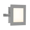 EVN P2180 LED innfelt vegglampe, 3 000 K, sølv