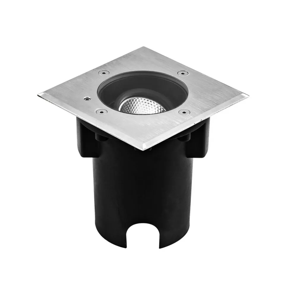 EVN Pentola innbyggingslampe stål 13,5x13,5 3.000K