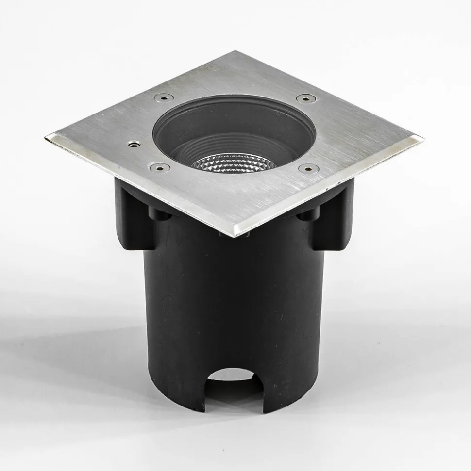 EVN Pentola innbyggingslampe stål 13,5x13,5 3.000K