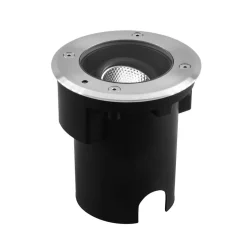 EVN Pentola innbyggingslampe stål Ø13,5cm 4.000K