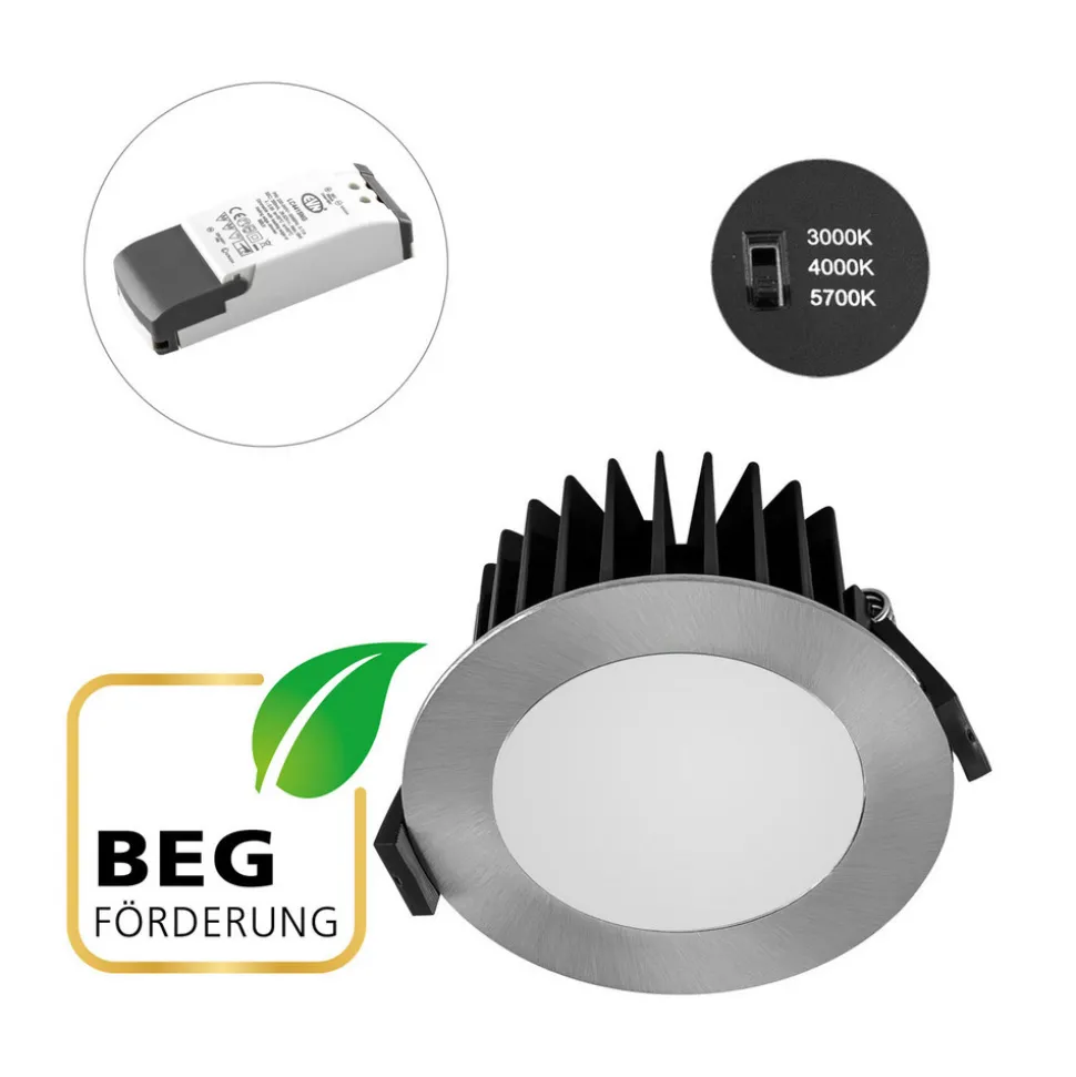 EVN Solido85, 230V, dimbar, CCT, krom