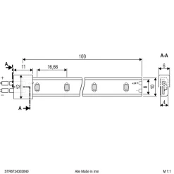 EVN STR6724 LED-stripe, 5 m, 24 W, 4 000 K, IP67