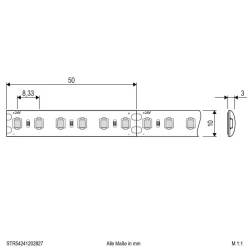 EVN STR5424 LED-stripe IP54 5m 72W 2 700K