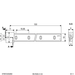 EVN STR6724 LED-stripe IP67 5m 24W 3000K