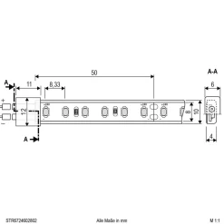 EVN STR6724 LED-stripe IP67 5m 48W 3000K