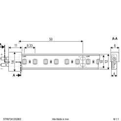 EVN STR6724 LED-stripe IP67 5m 72W 3000K