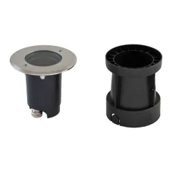 EVN Talpa nedfelt lampe GU10 stål rund