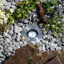 EVN Talpa nedfelt lampe GU10 stål rund