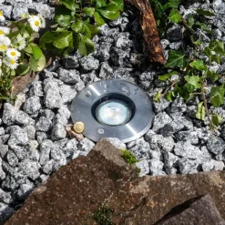 EVN Talpa nedfelt lampe GU10 stål rund