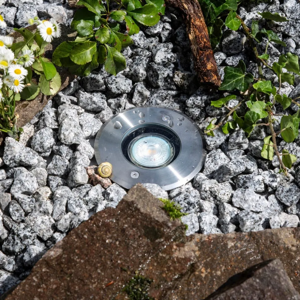 EVN Talpa nedfelt lampe GU10 stål rund