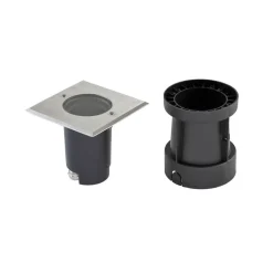 EVN Talpa nedfelt lampe GU10 stål kantet