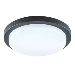 EVN Tectum LED utendørs taklampe, rund, Ø 24,6 cm