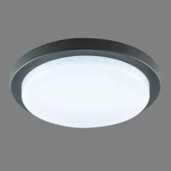 EVN Tectum LED utendørs taklampe, rund, Ø 24,6 cm