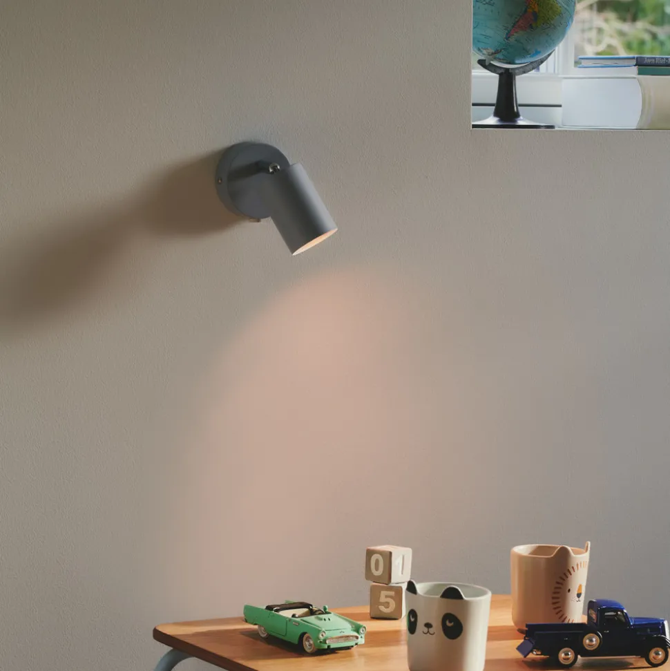 Explore veggspotlight med kabel og støpsel, GU10, blå