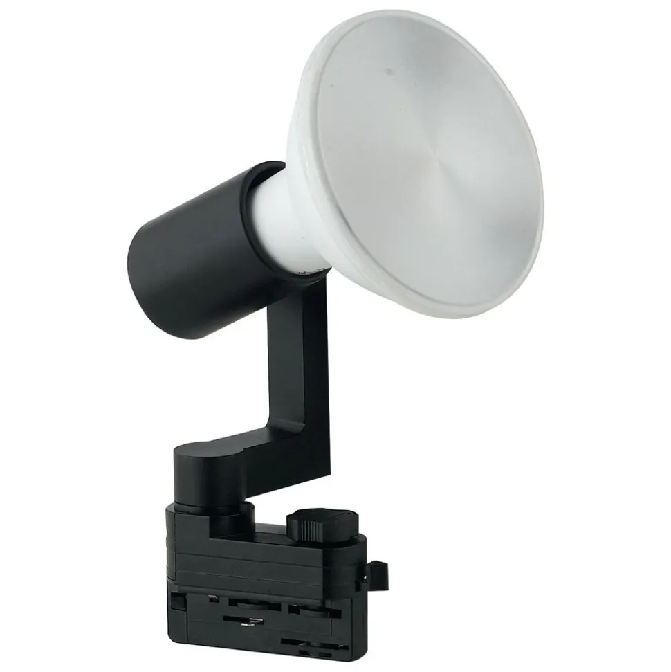 express 3-fase skinne spotlight, E27, svart