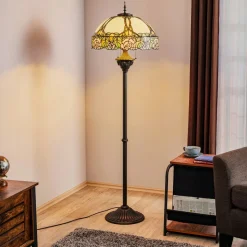 Fabelaktig stålampe Emily, Tiffany-stil