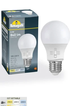 Fabio utendørs vegglampe, svart/klar, kunstharpiks, E27 CCT