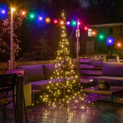 Fairybell stang-juletre, 240 blinke-LED, 200cm