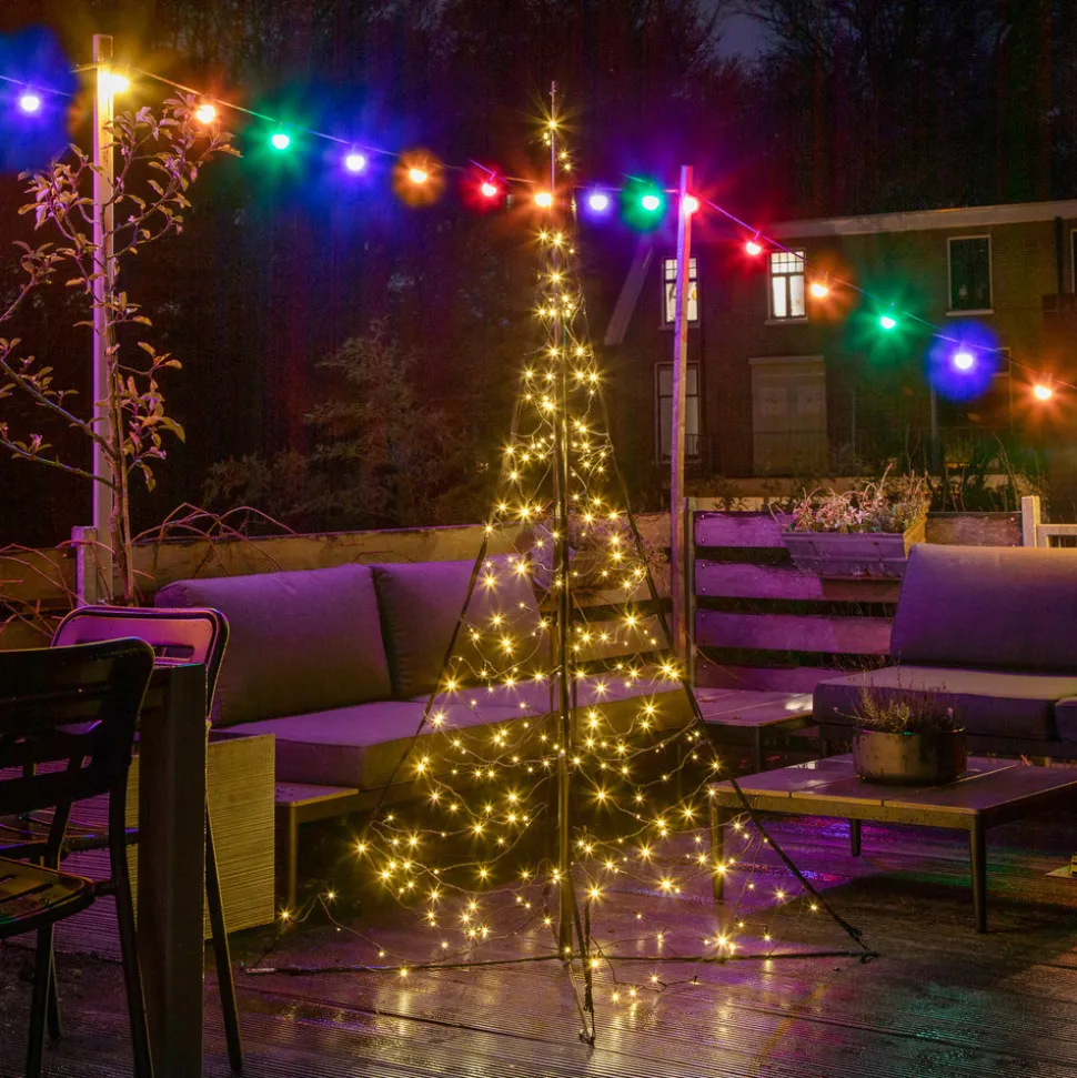 Fairybell stang-juletre, 240 blinke-LED, 200cm