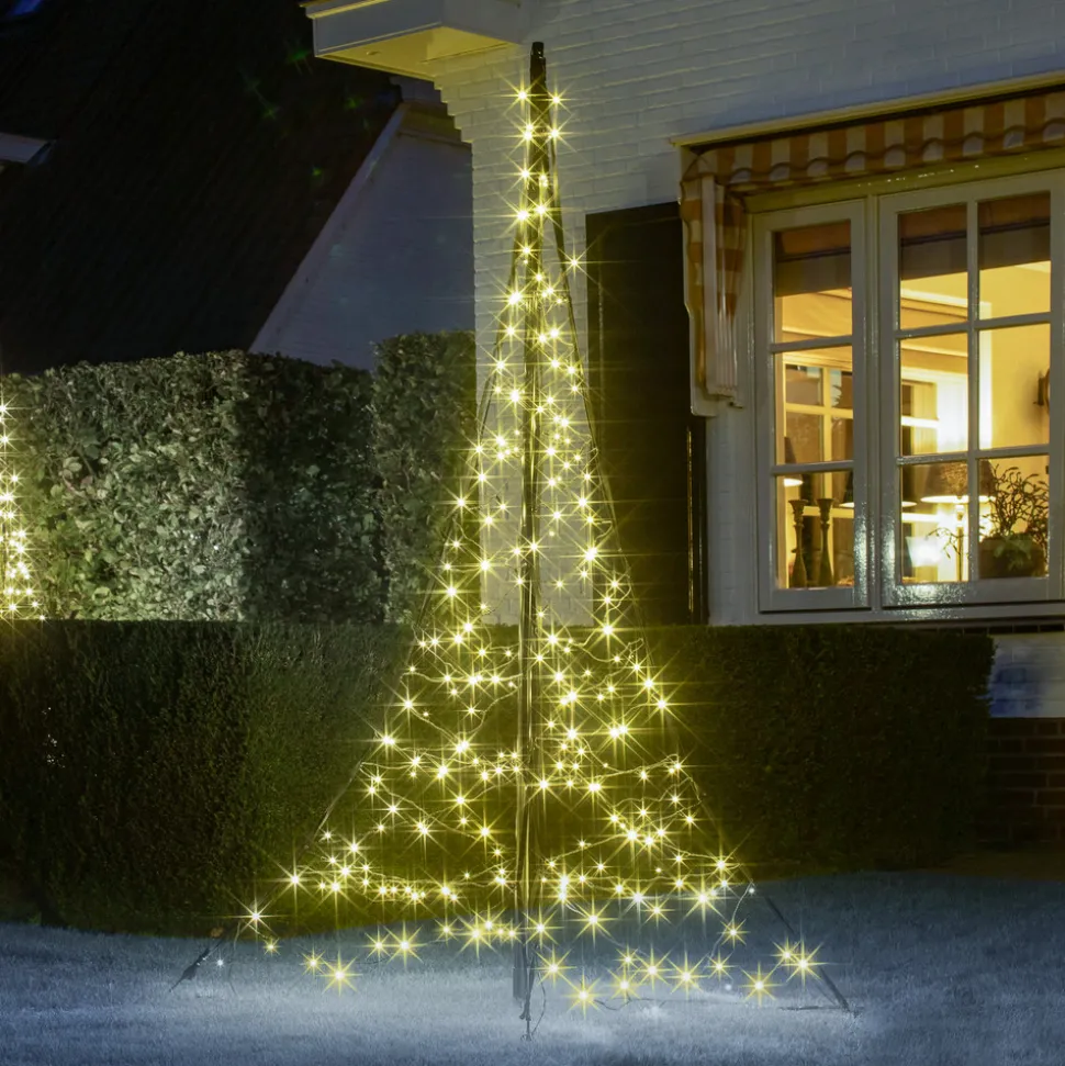 Fairybell stang-juletre, 240 blinke-LED, 200cm