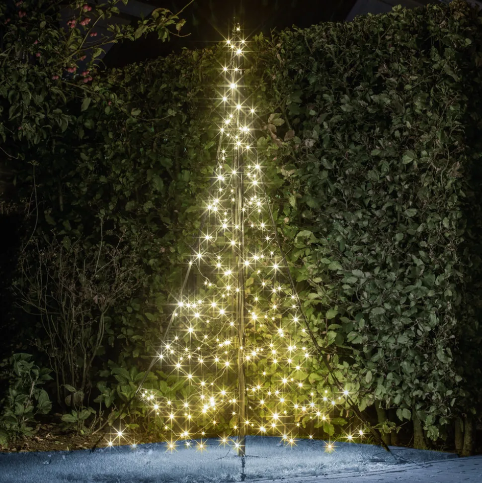 Fairybell stang-juletre, 240 blinke-LED, 200cm
