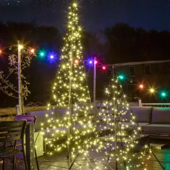 Fairybell stang-juletre, 240 blinke-LED, 200cm