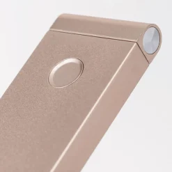 Falto LED oppladbar bordlampe, gullfarget, aluminium, justerbar