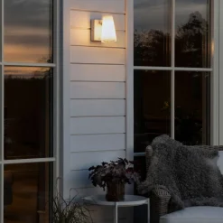 Fano utendørs LED-veggspot med bevegelsessensor