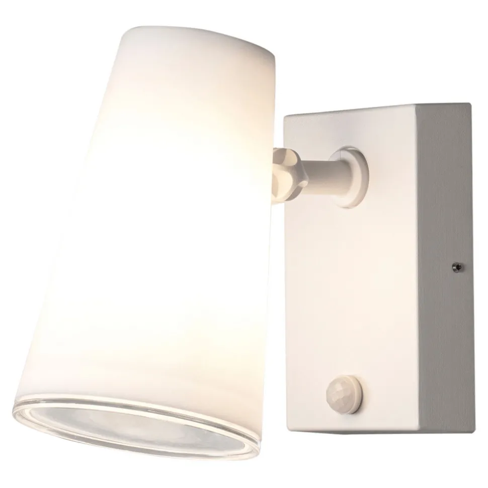 Fano utendørs LED-veggspot med bevegelsessensor