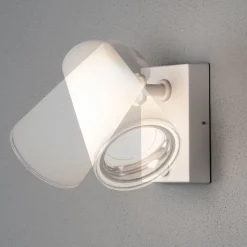 Fano utendørs LED-veggspot med bevegelsessensor