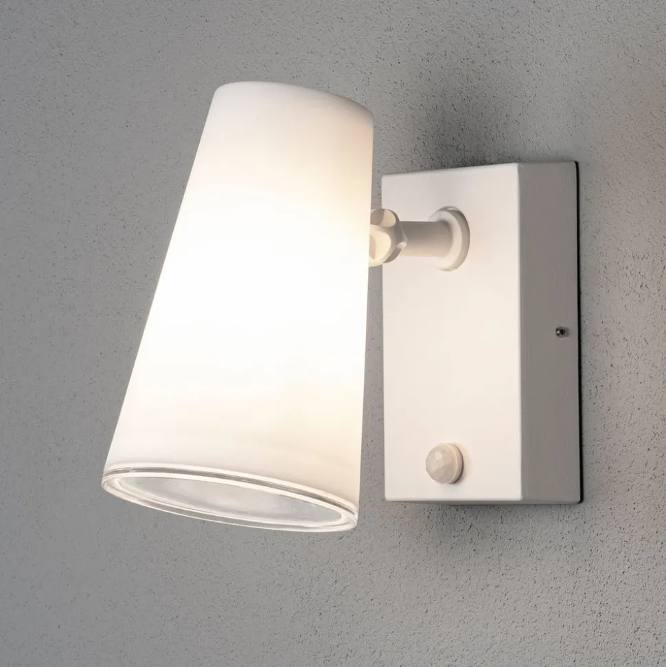 Fano utendørs LED-veggspot med bevegelsessensor